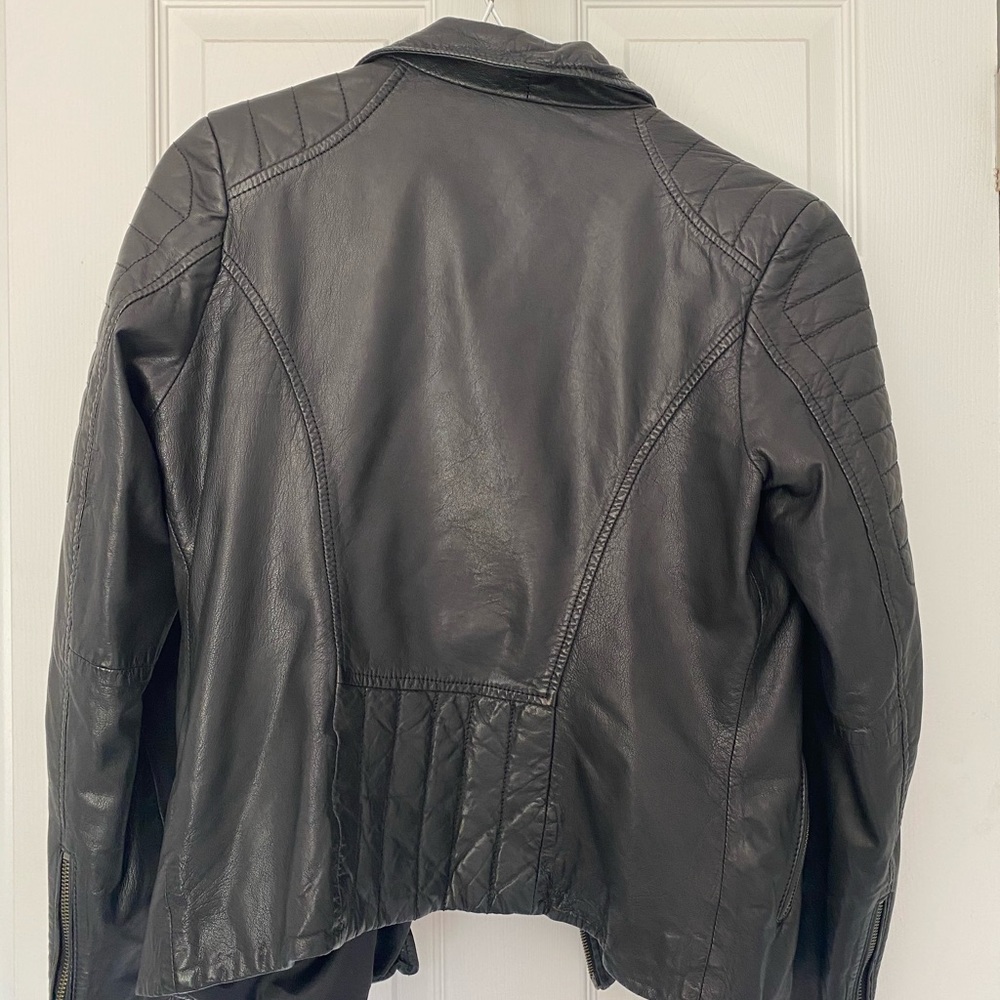 100% genuine leather jacket.